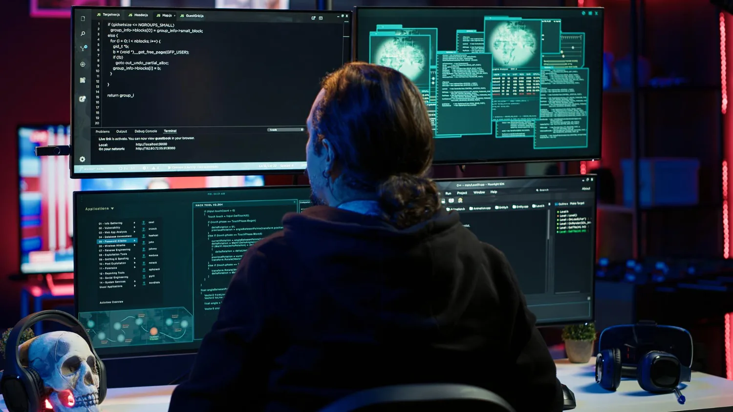 Cybersecurity illustration